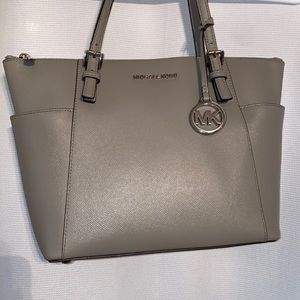 Michael Kors purse, grey, lightly used